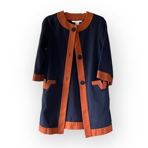 DIANE VON FURSTENBERG Achai Colorblock Jacket